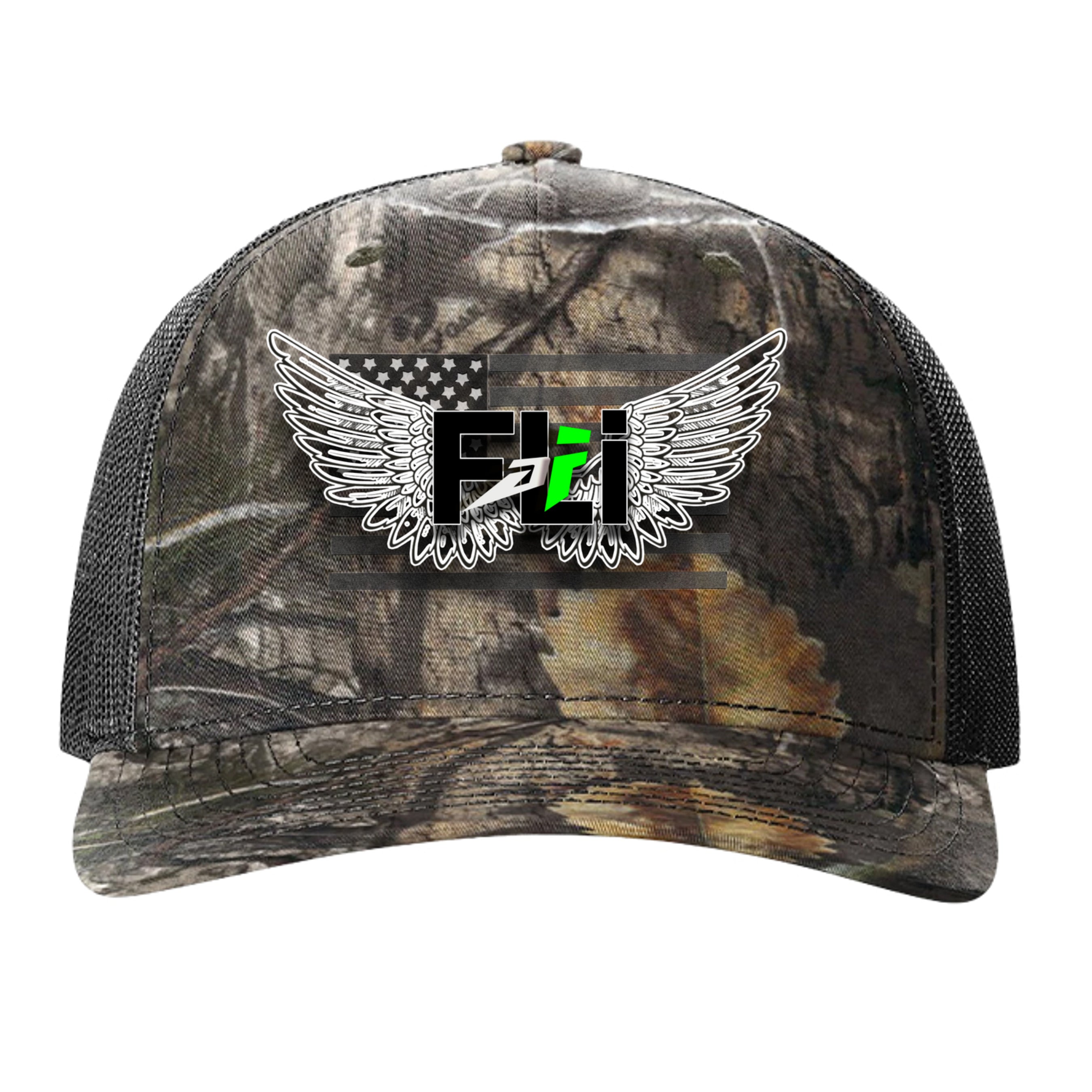 Mossy Oak Country DNA/ Black - 112PFP - FRONT