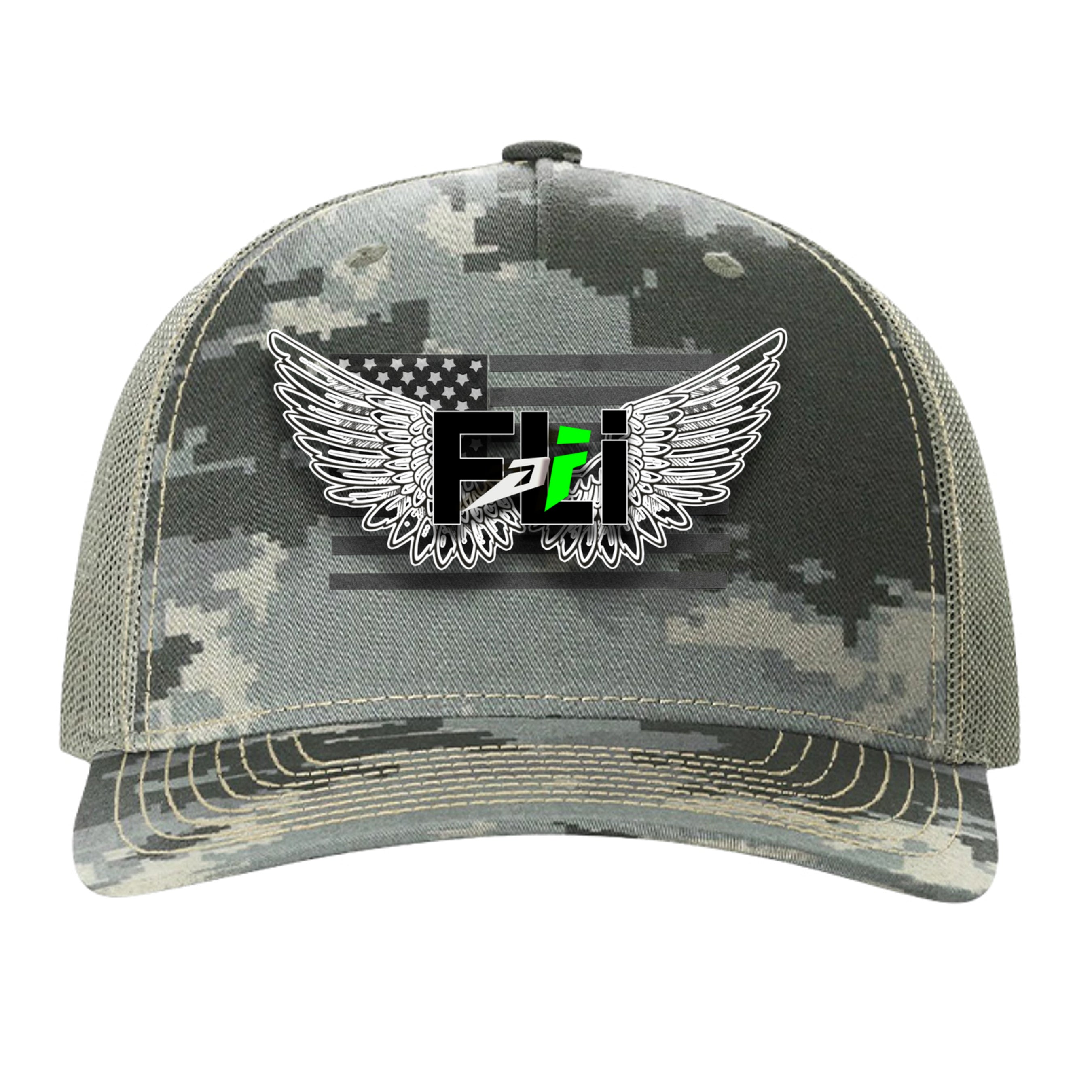 Military Digital Camo/ Light Green - 112PFP - FRONT
