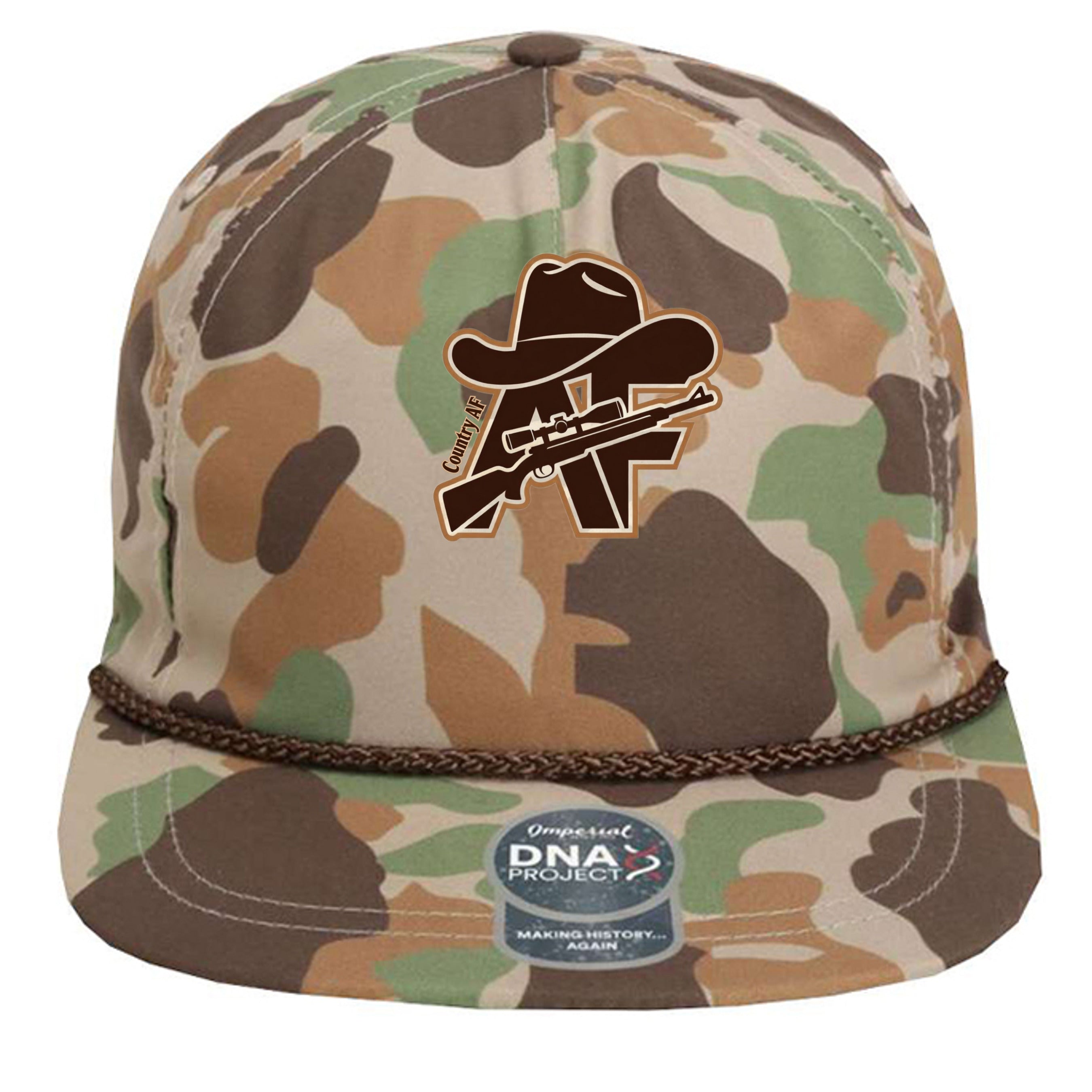 Frog Skin Camo/ Brown - DNA010 - FRONT