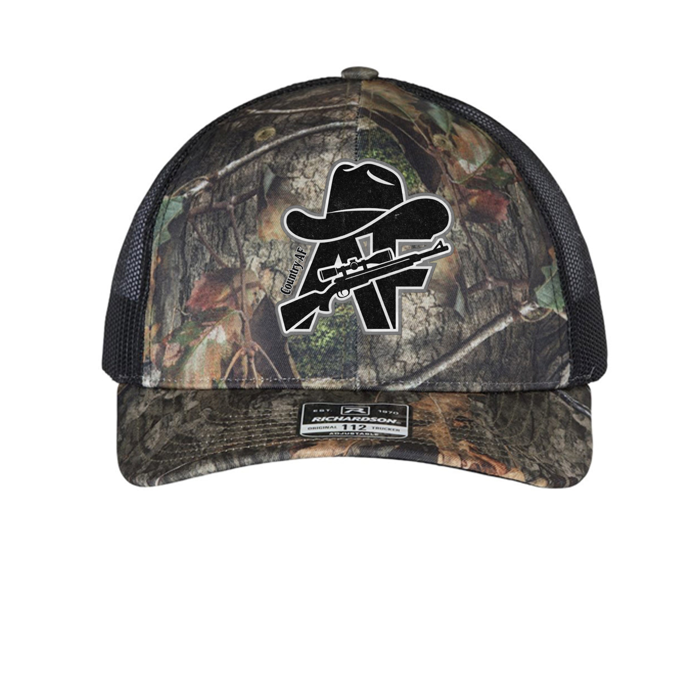 Mossy Oak Country DNA/ Black - 112P - FRONT