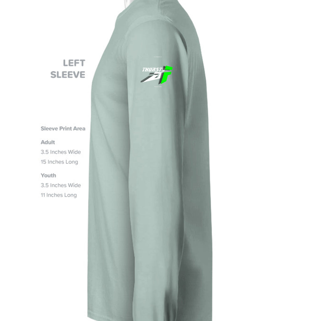 DUSTY BLUE - B7503 - SLEEVE_LEFT