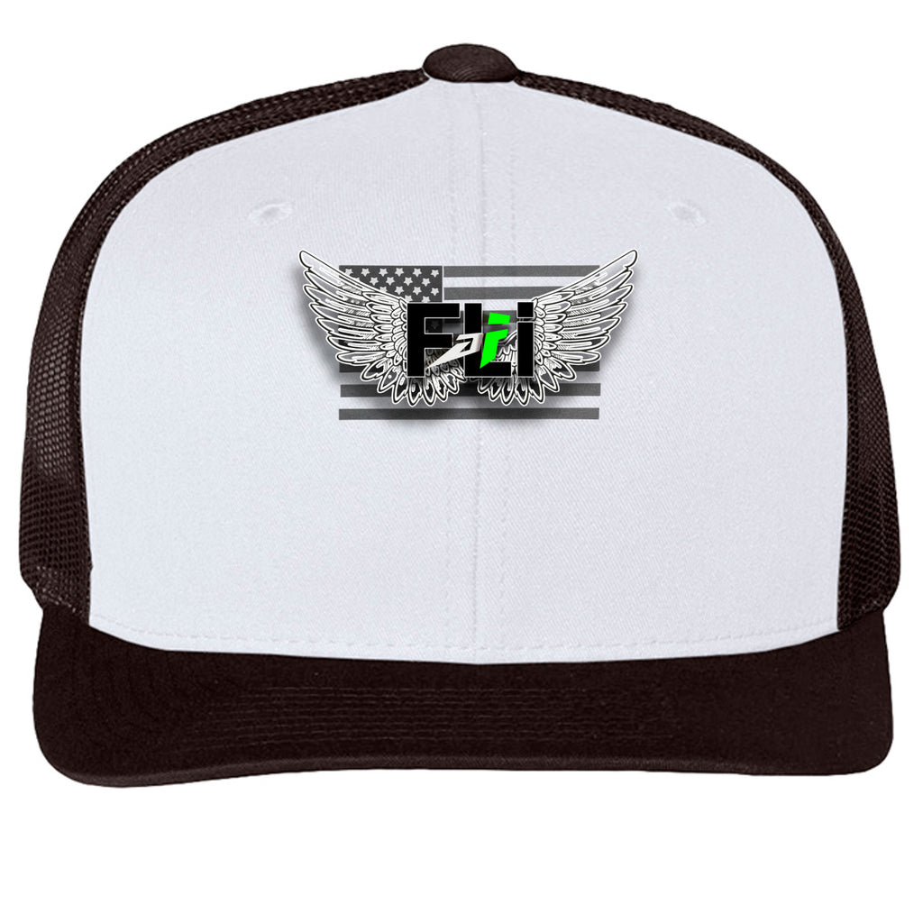 Black/ White/ Black - 6606 - FRONT